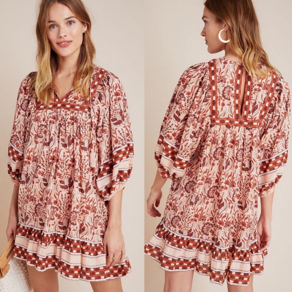 Cleobella Magdalena Printed Mini Dress S